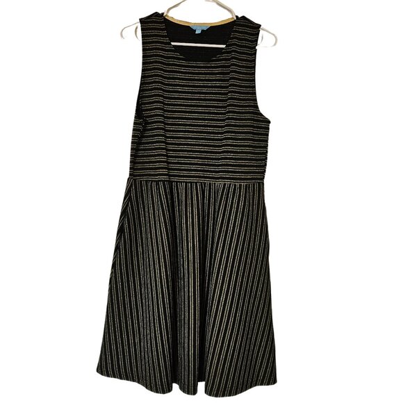 Draper James Dresses & Skirts - Draper James RSVP Gold and Black Sleeveless Dress